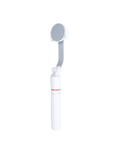 Kit / support selfie avec télécommande trépied bluetooth compatible avec MagSafe SSTR-C09 blanc