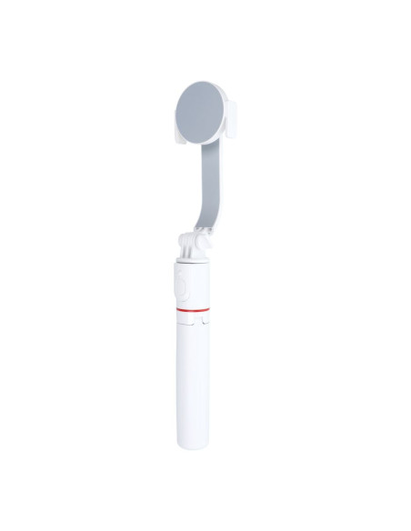 Kit / support selfie avec télécommande trépied bluetooth compatible avec MagSafe SSTR-C09 blanc