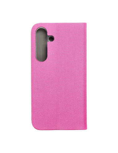 Etui SENSITIVE Book pour SAMSUNG S24 rose