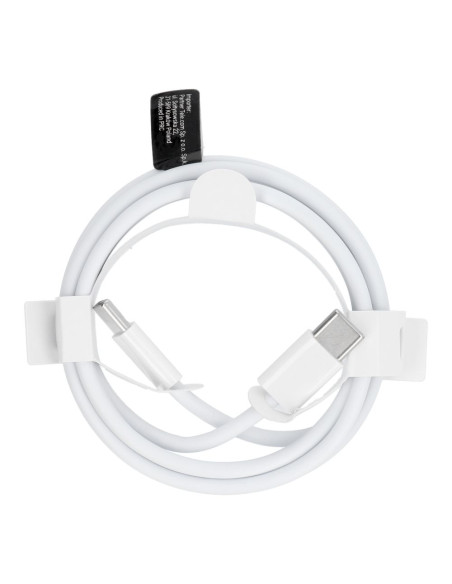 Câble Type C vers Type C 3.0 PD 30W HD26 blanc 1 mètre
