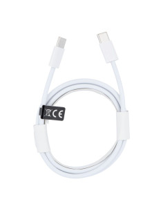Câble Type C vers Type C 3.0 PD 30W HD26 blanc 2 mètres