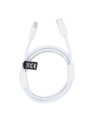 Câble Type C vers Type C 3.0 PD 30W HD26 blanc 2 mètres