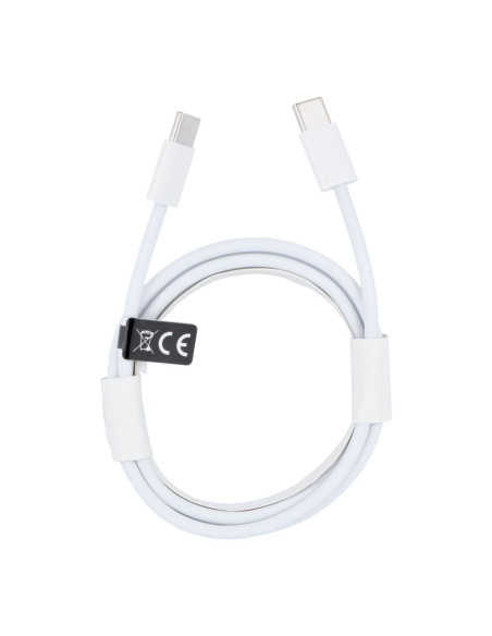 Câble Type C vers Type C 3.0 PD 30W HD26 blanc 2 mètres