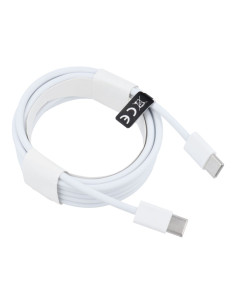Câble Type C vers Type C 3.0 PD 30W HD26 blanc 2 mètres 2