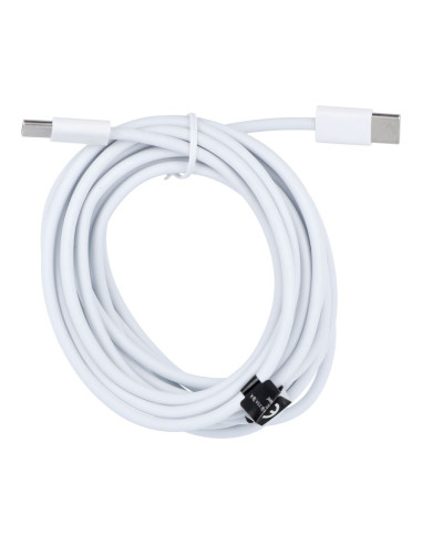 Câble Type C vers Type C 3.0 PD 30W HD26 blanc 3 mètres