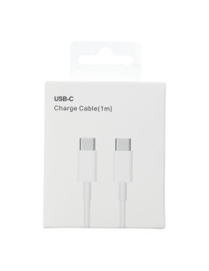 Câble Type C vers Type C 3.0 PD 30W HD26 BOX blanc 1 mètre 2