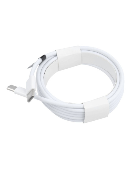 Câble Type C vers Type C 3.0 PD 30W HD26 BOX blanc 2 mètres