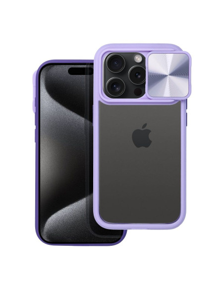 Coque SLIDER pour IPHONE 15 Pro violet