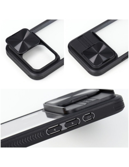 Coque SLIDER pour IPHONE 14 noir
