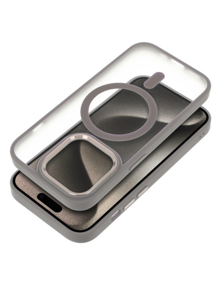 Coque MAG COVER MATTE compatible avec MagSafe pour IPHONE 15 Pro titane