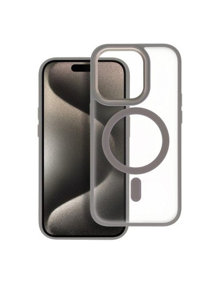 Coque MAG COVER MATTE compatible avec MagSafe pour IPHONE 15 Pro titane