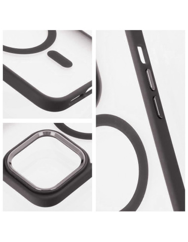Coque MAG COVER MATTE compatible avec MagSafe pour IPHONE 15 Pro titane