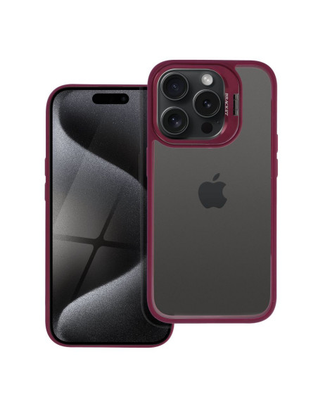 BRACKET Coque pour IPHONE 15 Pro violet foncé