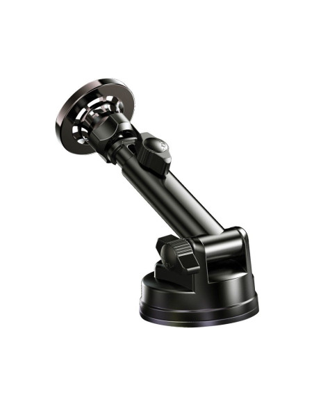 FORCELL Support voiture F-Grip PrecisionX pour pare-brise/planche/grille compatible avec MagSafe noir