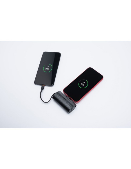 FORCELL F-ENERGY Power Plug F5K3 powerbank 5,000mAh avec connecteur intégré pour Lightning 8-PIN PD 20W noir