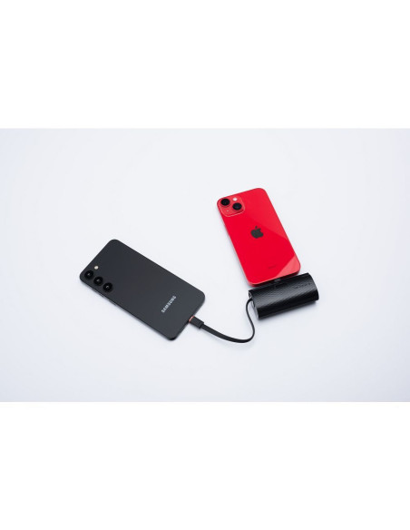 FORCELL F-ENERGY Power Plug F5K3 powerbank 5,000mAh avec connecteur intégré pour Lightning 8-PIN PD 20W noir