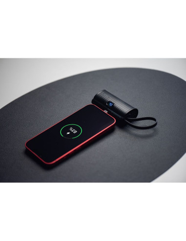 FORCELL F-ENERGY Power Plug F5K3 powerbank 5,000mAh avec connecteur intégré pour Lightning 8-PIN PD 20W noir