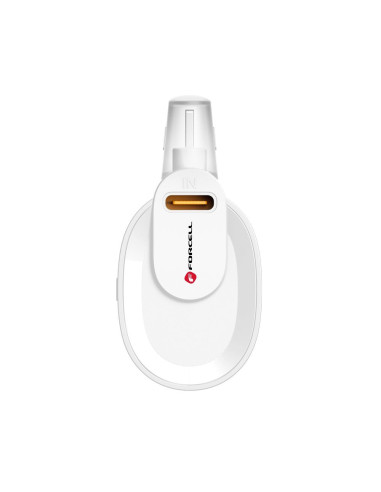 FORCELL F-ENERGY Power Plug F5K3 powerbank 5,000mAh avec connecteur intégré pour Lightning 8-PIN PD 20W blanc