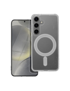 CLEAR MAG COVER Coque compatible avec MagSafe pour SAMSUNG S24 transparent