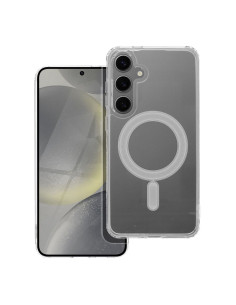 CLEAR MAG COVER Coque compatible avec MagSafe pour SAMSUNG S24 Plus transparent
