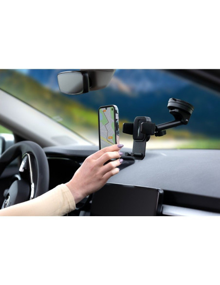 FORCELL F-Grip Guardian Support voiture pour pare-brise/planche noir