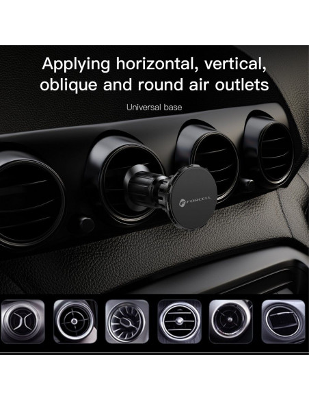 FORCELL F-Grip MagElite support voiture magnétique noir
