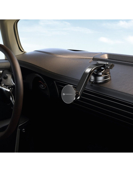FORCELL F-Grip MagLuxe Support voiture magnétique pour pare-brise/planche/grille noir