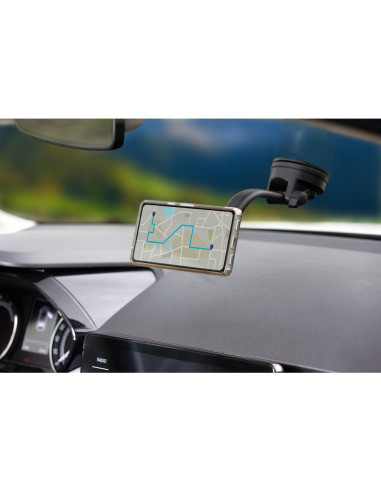 FORCELL F-Grip MagLuxe Support voiture magnétique pour pare-brise/planche/grille noir