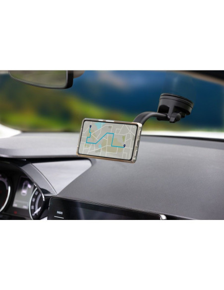 FORCELL F-Grip MagLuxe Support voiture magnétique pour pare-brise/planche/grille noir