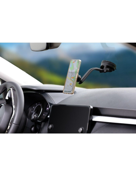 FORCELL F-Grip MagLuxe Support voiture magnétique pour pare-brise/planche/grille noir
