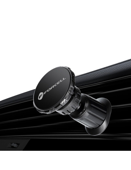 FORCELL F-Grip Excelence Support voiture magnétique pour pare-brise/planche/grille noir