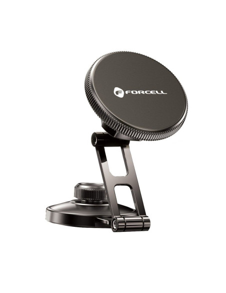 FORCELL F-Grip IronSecure support voiture pour fenêtre/planche compatible avec MagSafe noir