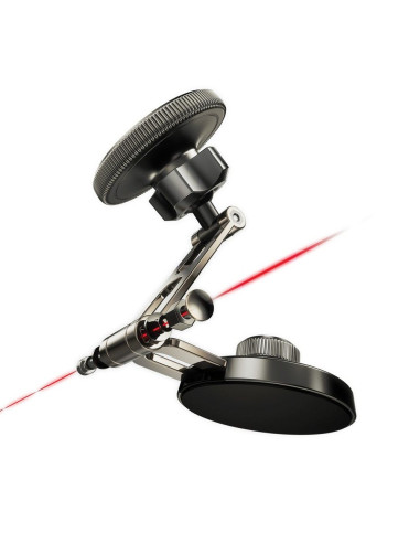FORCELL F-Grip IronSecure support voiture pour fenêtre/planche compatible avec MagSafe noir