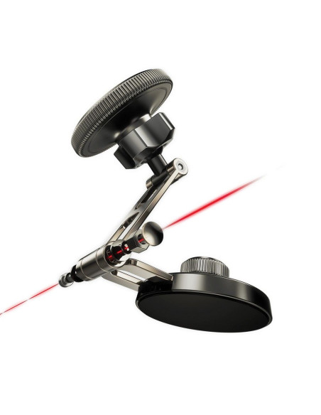 FORCELL F-Grip IronSecure support voiture pour fenêtre/planche compatible avec MagSafe noir