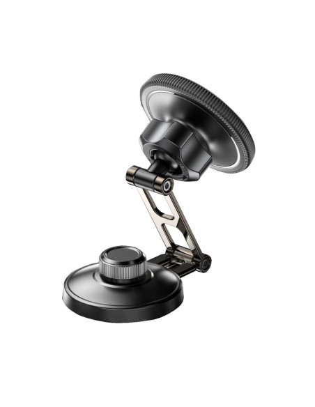 FORCELL F-Grip IronSecure support voiture pour fenêtre/planche compatible avec MagSafe noir