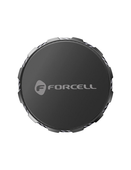 FORCELL F-Grip MagFlex Support voiture magnétique pour pare-brise/planche/grille noir