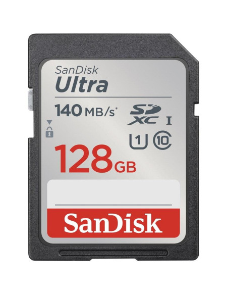 Carte mémoire SANDISK ULTRA SDXC 128GB 140MB/s