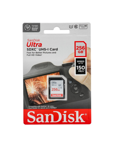 Carte mémoire SANDISK ULTRA SDXC 256GB 150MB/s