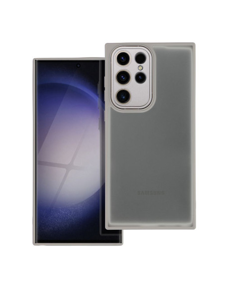 VARIETE Coque pour SAMSUNG S22 Ultra acier