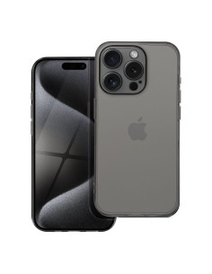 Coque BOX PREMIUM 1.5 mm pour IPHONE 15 noir transparent