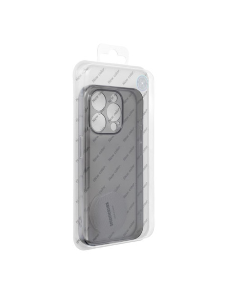 Coque BOX PREMIUM 1.5 mm pour IPHONE 15 noir transparent