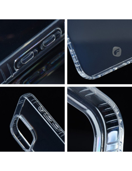 FORCELL F-PROTECT Coque longue durée pour IPHONE 15 transparent