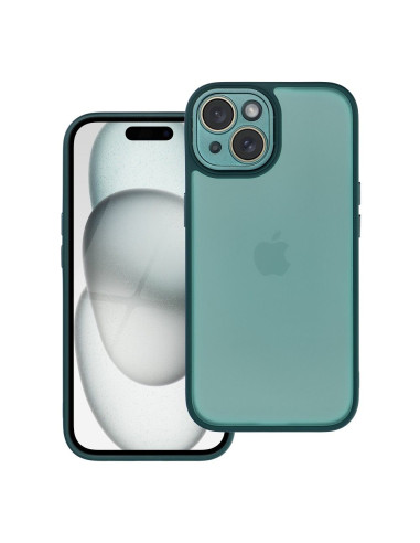 VARIETE Coque pour IPHONE 15 vert foncé