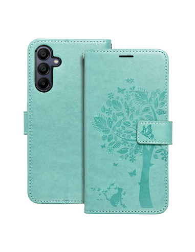 Etui MEZZO Book pour SAMSUNG A15 4G / A15 5G arbre vert