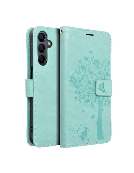Etui MEZZO Book pour SAMSUNG A15 4G / A15 5G arbre vert