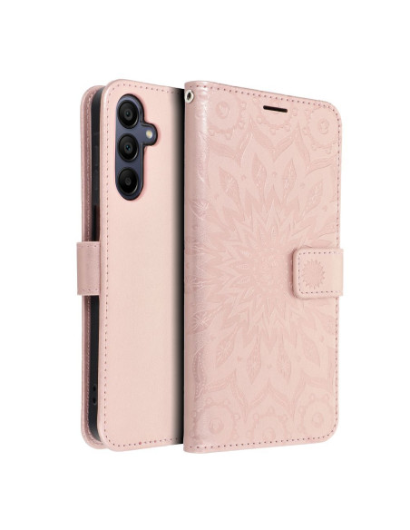 Etui MEZZO Book pour SAMSUNG A15 4G / A15 5G mandala or rose