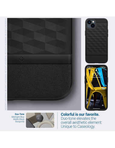 Caseology Parallax Mag Coque pour IPHONE 14 PLUS noir mat