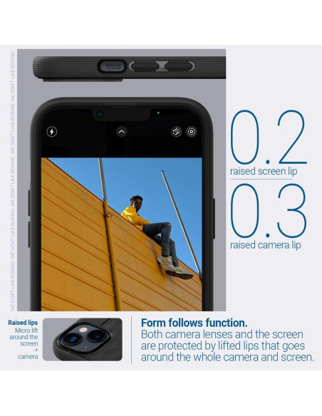 Caseology Parallax Mag Coque pour IPHONE 14 PLUS noir mat