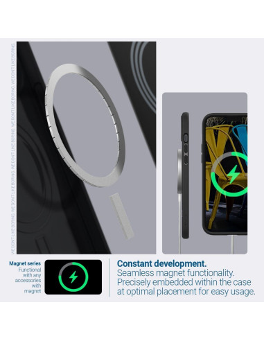 Caseology Parallax Mag Coque pour IPHONE 14 PLUS noir mat