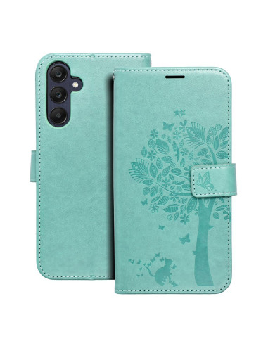 Etui MEZZO Book pour SAMSUNG A25 5G arbre vert